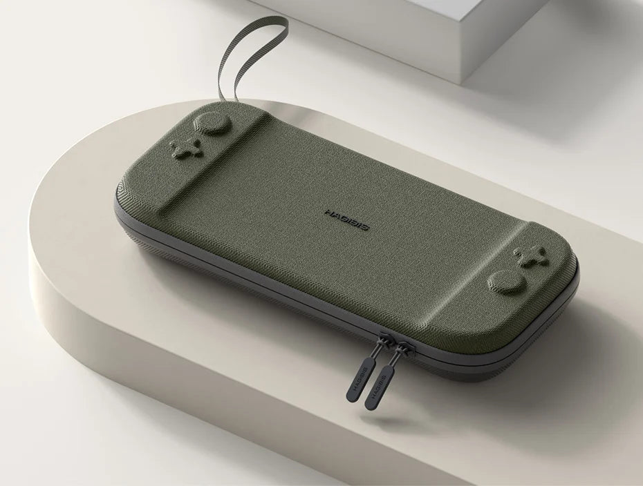 Hagibis Portable Carrying Case for Switch 2 Traveling Bag Hard Shell NS Accessories Protective Cover with 10 Games Cartridges