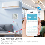 MOES Tuya ZigBee Smart Home Temperature And Humidity Sensor With LED Screen Works With Google Assistant and Tuya Zigbee Hub
