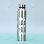 1/2/3Pcs 1000ml Stainless Steel Sport Water Bottles Single-layer Rugged Water Cup Metal Flask Drinkware for Camping Sports Gym