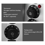 Commercial Double-Layer Kitchen Utensils, Pizza Bread Baking Machine, Household Electric Oven Machine