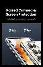UGREEN Clear Case For Samsung Galaxy S25 Ultra Shockproof Transparent Case Cover Protective TPU for Samsung S24 Ultra Case