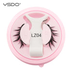 YSDO Magnetic Eyelashes Reusable Winged Magnetic 3D Mink lashes Long-Lasting No Glue Needed False Eyelashes with Tweezer Makeup