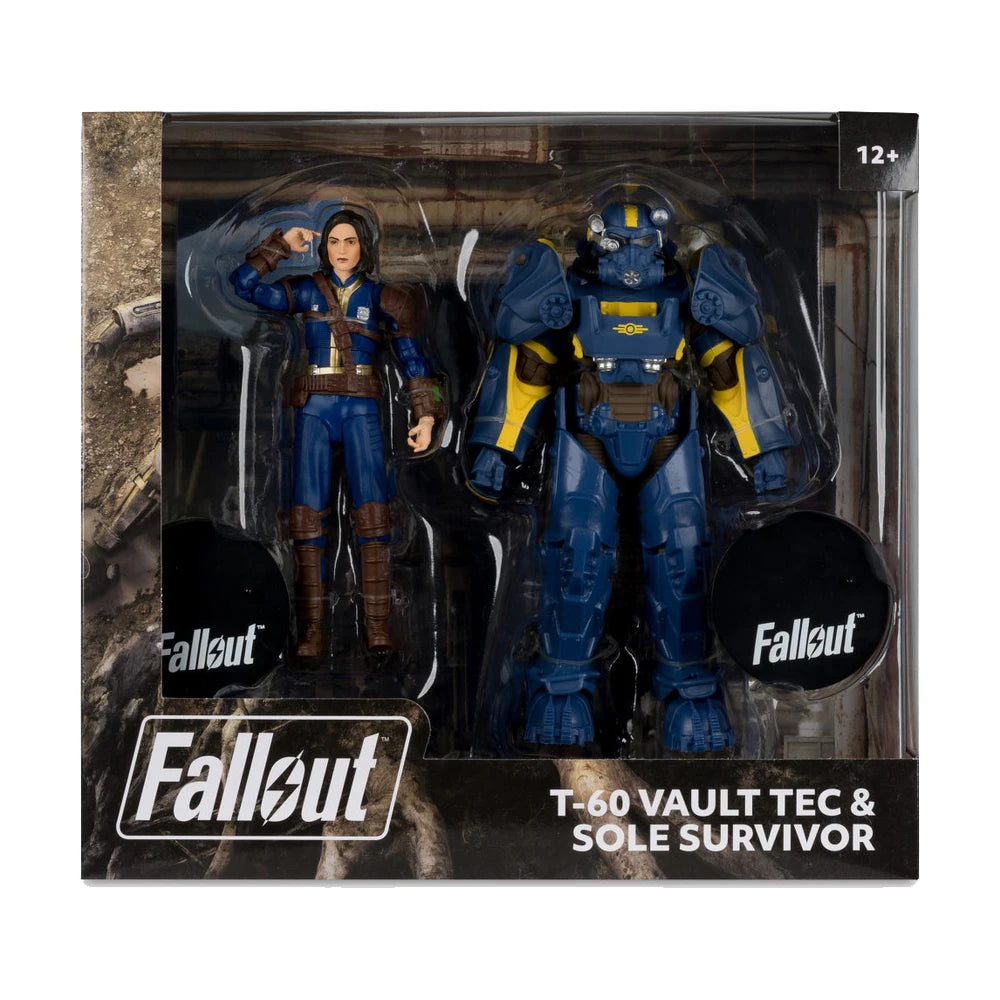 McFarlane Toys T-60 Vault Tec & Sole Survivor (Fallout New Vegas) 2-Pack 7