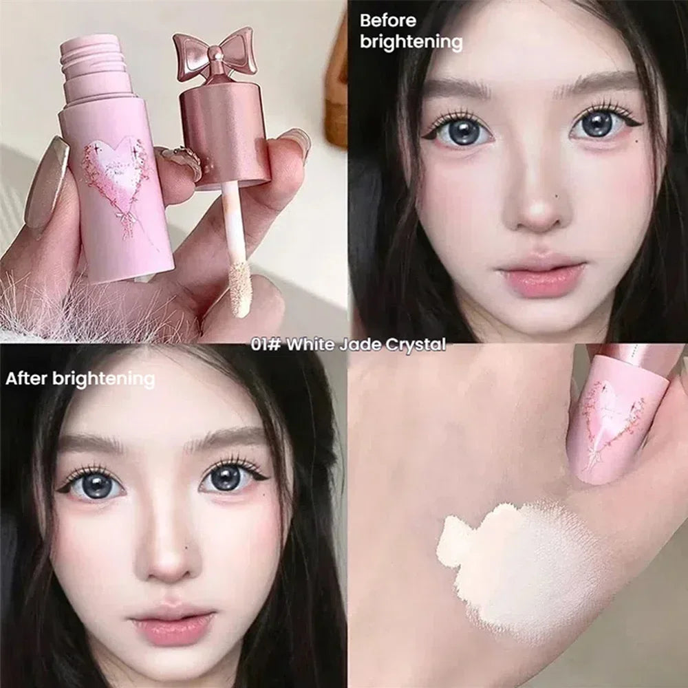 Brightening Highgloss Liquid Concealer Stick Hydrates Lasting Full Coverage Concealer Makeup Concealing Lip Groove Dark Circle