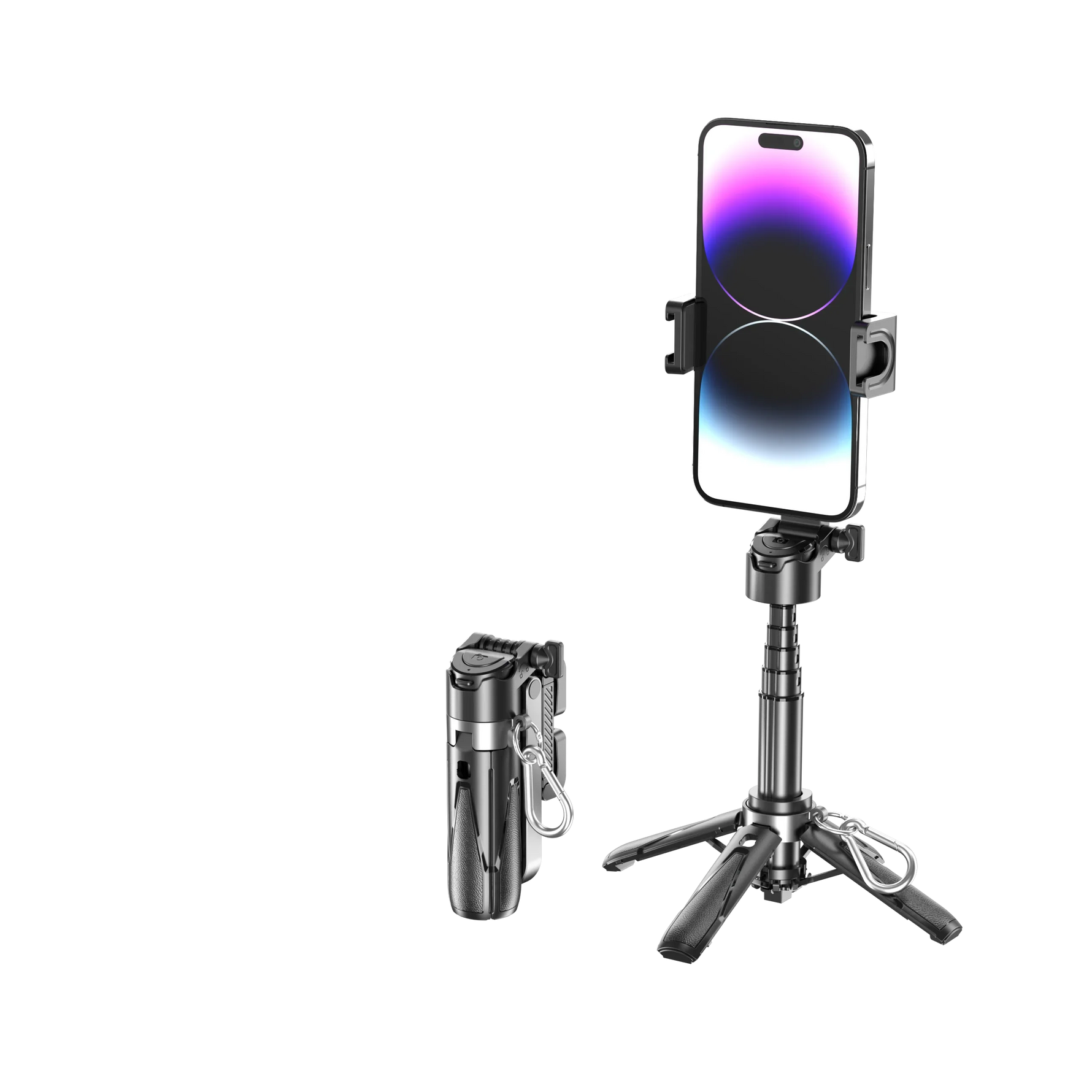 Draagbare telescopische multifunctionele statief telefoon selfie stick