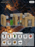 Magnetic Building Blocks Mine World Magnet Cube Set for Boy Girl Kid Age 3+ DIY Pixel style Model Base plate STEM Toy Baseplate