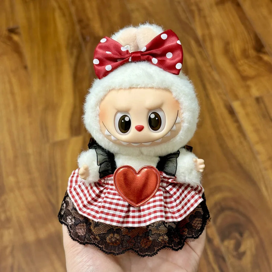 Labubu Accessories Clothes Designer Suitable for V1 V2 V3 Labubu Pendants Cute Personality Fashion Birthday Gift