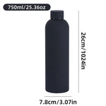 500/750ML Small Mouth Thermos Cup, Outdoor Stainless Steel Bottle, Rubber Paint Sports Kettle, Thickened Double Water Cup