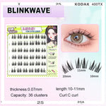 Upgraded Sunflower False Eyelashes No Glue Fake Lashes  Natural Reusable Band-Free Lashes Manga Lash Makeup Korean