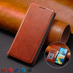 Leather Case For Samsung Galaxy A15 A25 A35 A55 A05S A14 A24 A34 A54 A13 A23 A33 A53 A73 A52 A12 A32 Wallet Magnetic Flip Cover