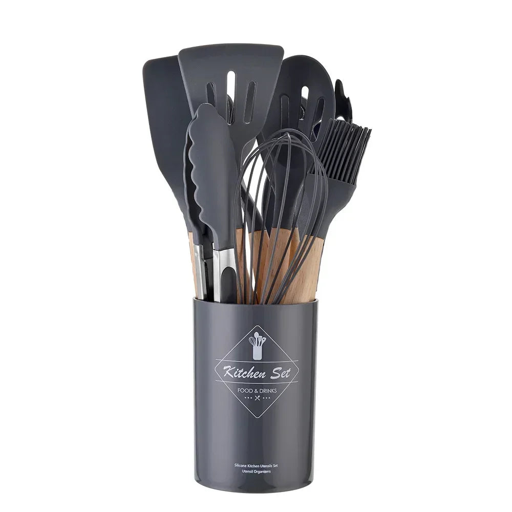 Silicone kitchen utensil set - All you can buy!