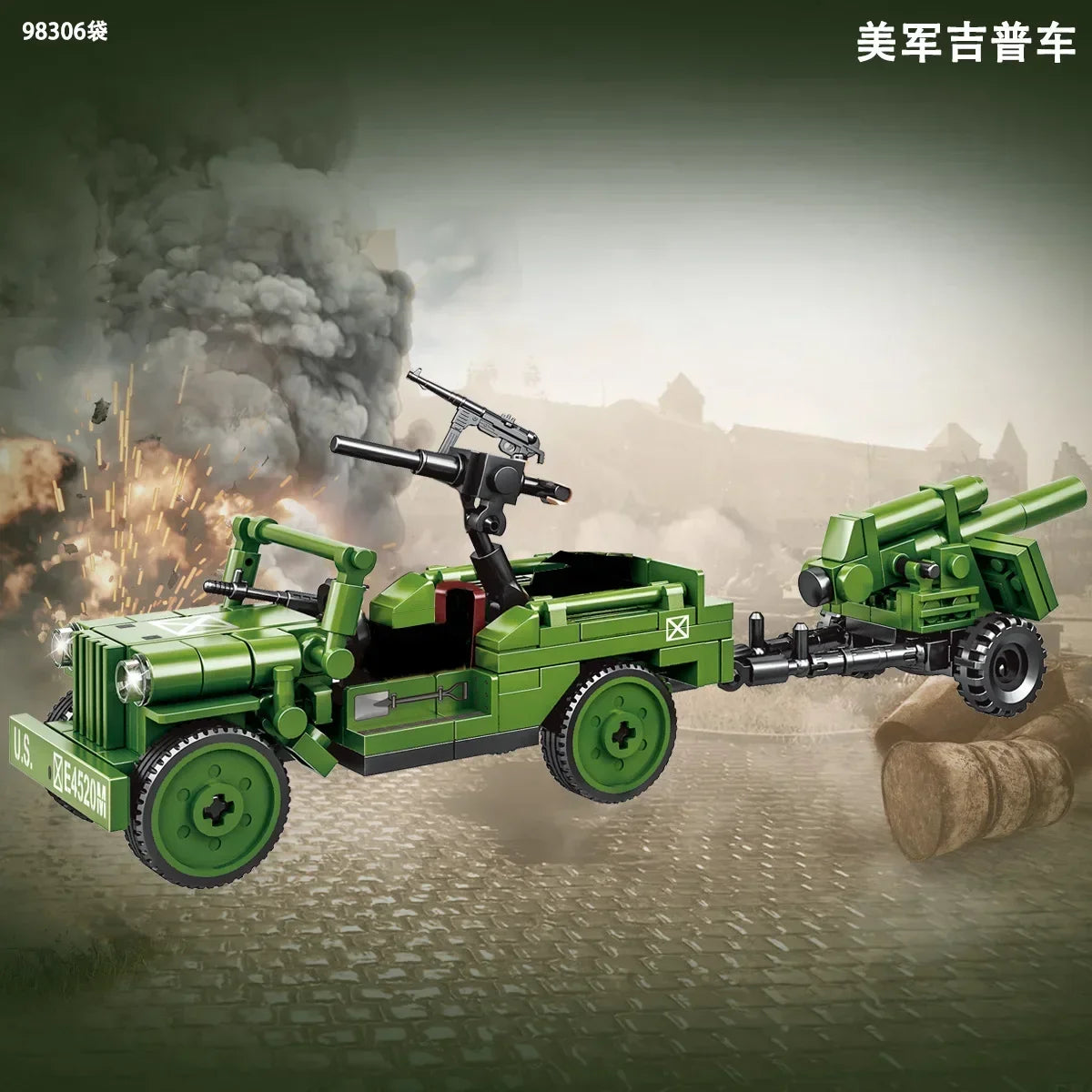 Germany Series Tank III L WW2 Military Series Tank Building Blocks  Bricks Model Set for Kids Educational Toys Christmas Gifts