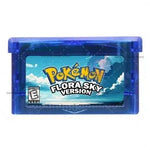 Pokémon GBA-Spielkassetten – Emerald, Seaglass, Rouge Recharged, Yellow Lunar & Dark Violet für die Game Boy Advance-Konsole
