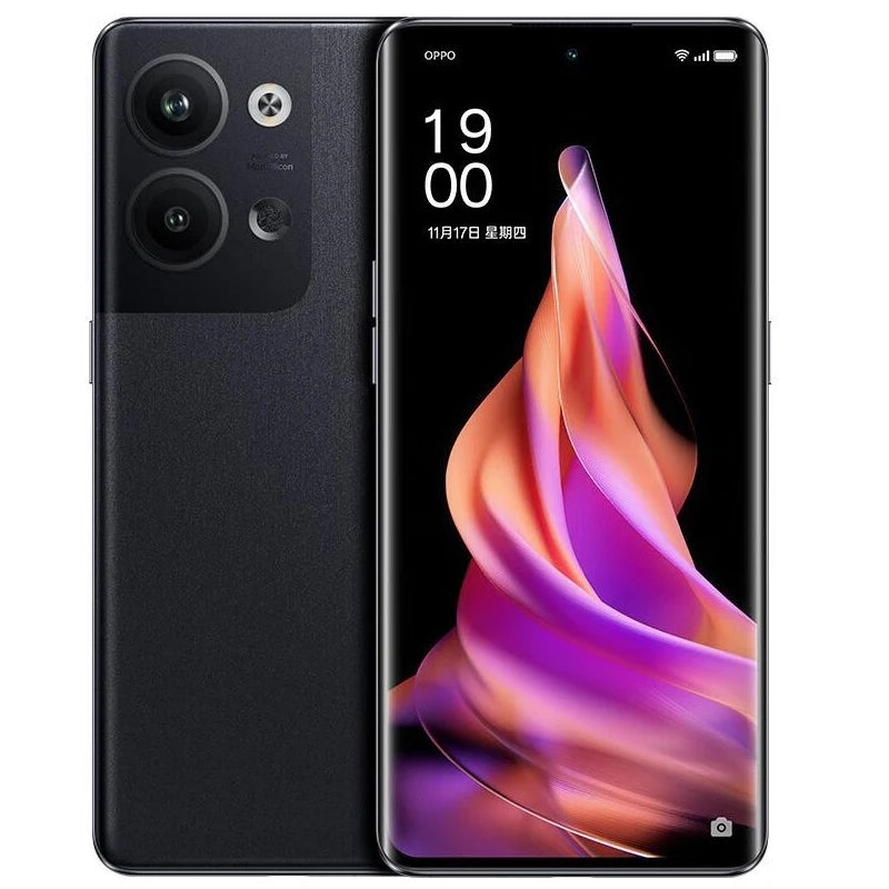 OPPO Reno 9 pro 5G smartphone Global firmware MTk Dimensity 8100-Max 6.7" 2412x1080 16GB 256GB screen fingerprint Used Phone