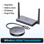 【NEW-IN】UGREEN Wireless HDMI Extender Video Transmitter & Receiver Kit 5G 50M Transmits Display Dongle for TV PC PS5/4 Monitor