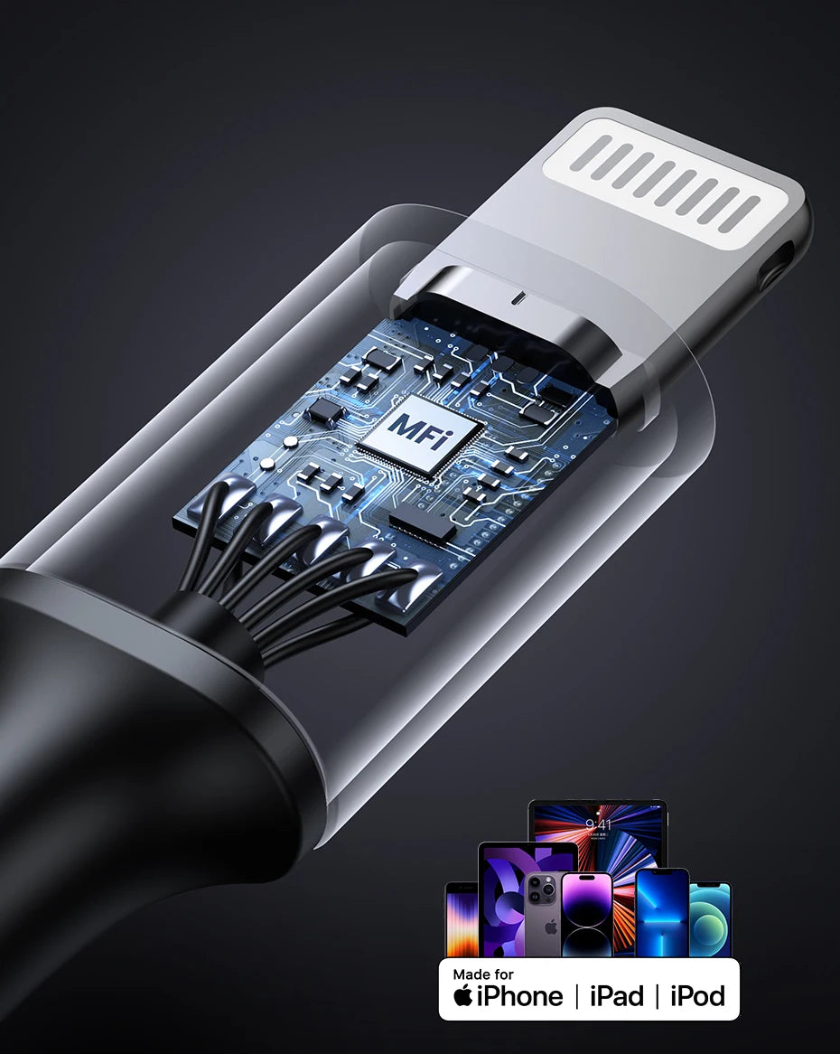 UGREEN MFi USB C to Lightning Cable PD20W Fast Charging for iPhone 14 13 12 Pro Max Mini Data Cable for iPhone for iPad