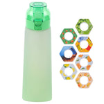 650ML Scent Flavored Water Bottle Scent Water Cup Sports Bottle with 7 Flavor Pods Air Water Up Bottle for Travel Hiking