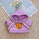 Labubu Doll Clothes Hoodie Labubu Idol V1 V2 Dolls Clothing Accessories 15/17cm Plush Doll Universal