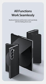 DUX DUCIS Full Protection Business Flip Leather Case for Samsung Galaxy Z Fold 7 6 5 5G Card Pocket Magnetic Closure Cover