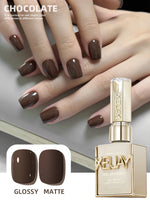 1pc 15ml Wine Red Gel Nail Polish Starter Pure Soak Off No Wipe Nail Gel Polish Suitable For All Seasons