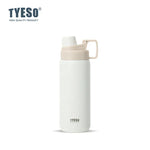 Tyeso Stainless Steel Sports Water Bottle Insulated Leak-Proof Portable Fitness Flask for Outdoor Workouts Travel Vacuum Flasks