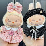 Sweet Princess Style Doll's Cloth for Labubu 17cm The Monster Outfit Accessories Clothing DIY Kids Gift High-quality Dress Cloak