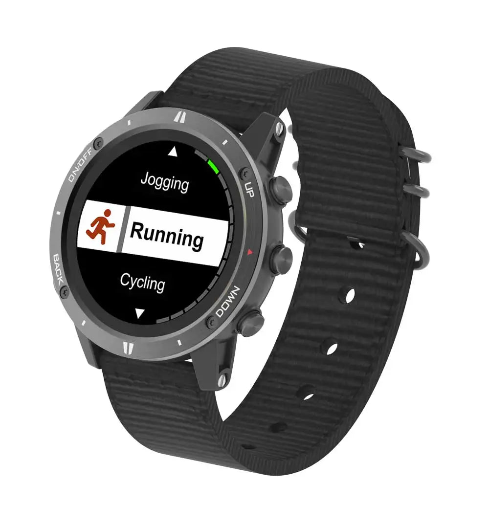 SUNROAD G5B GPS+GLONASS+BEIDOU+Triathlon Sport Watch 1.28 "IPS TFT Color Touch Screen 320MAH Battery BLE 5.0 For Android IOS