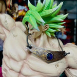 Broli Vs Goku Anime Figure Dragon Ball Broli 28cm Figurine Pvc Statue Model Doll Desk Decoration Collectible Toys Christmas Gift