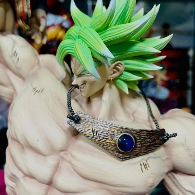Broli Vs Goku Anime Figure Dragon Ball Broli 28cm Figurine Pvc Statue Model Doll Desk Decoration Collectible Toys Christmas Gift