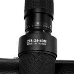 Baigish Monocular Zoom Telescope 8-24x40 HD Powerful Metal Optical Lens Astronomical With Long Range Original Bak4 Russian Black