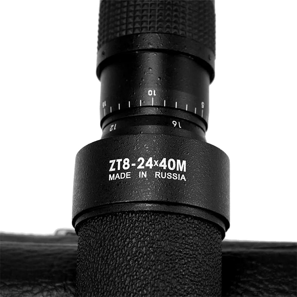 Baigish Monocular Zoom Telescope 8-24x40 HD Powerful Metal Optical Lens Astronomical With Long Range Original Bak4 Russian Black