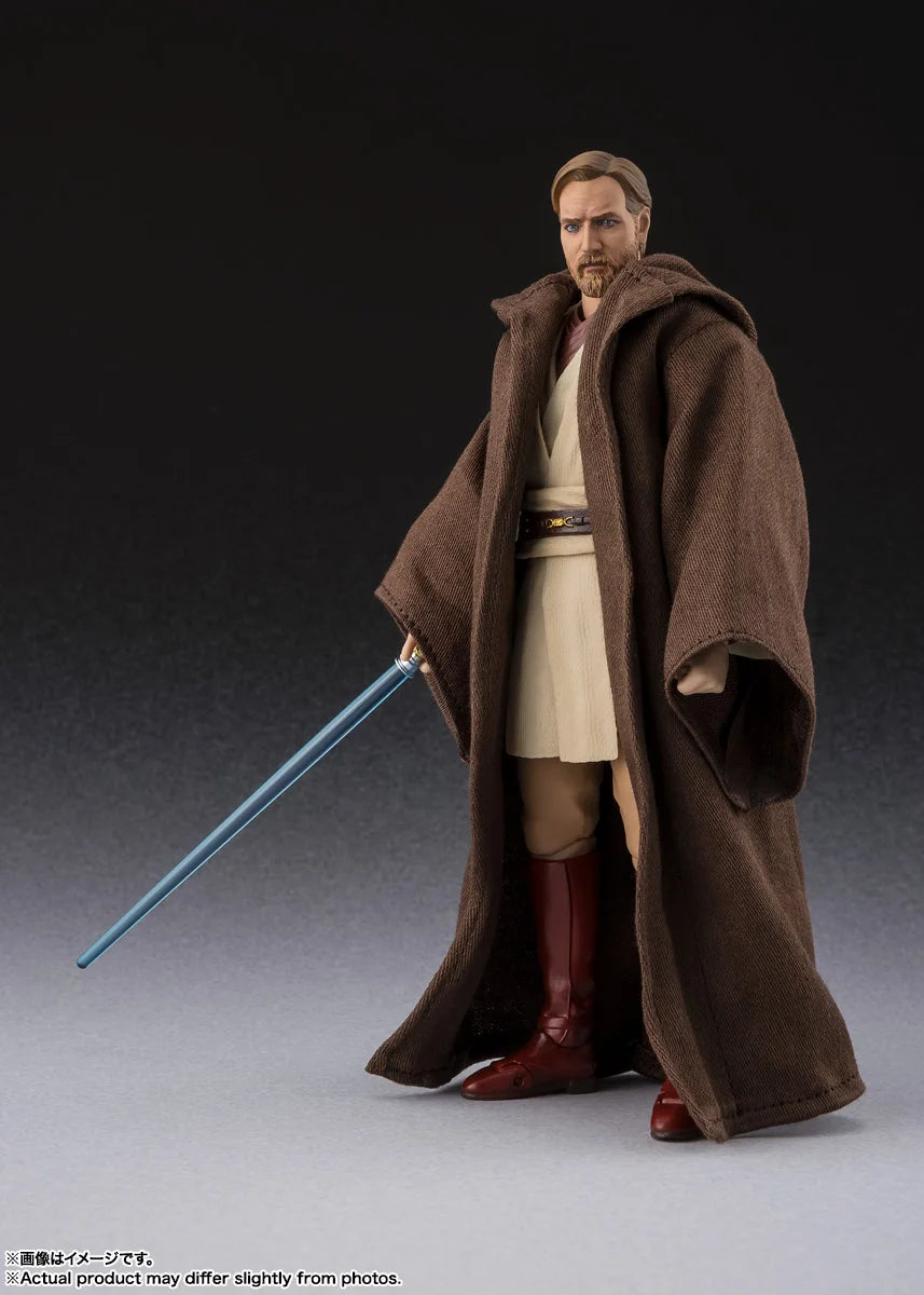 In stock Original Bandai Star Wars: Episode III S.H.Figuarts Obi-Wan Kenobi Master Yoda Anime figure Model Toy collectibles Gift
