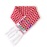 Christmas LED Scarf - Knitted Multicolor Light-Up Scarf for Kids and Adults