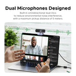 【RU】 UGREEN 2K Web cam with Microphone, Full HD 2K, Auto Light Correction, Video Webcam for Streaming