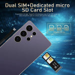 Global Vision S25 Ultra Smartphone 5G Android 12 8GB RAM 512GB ROM 6.8 Inch Phone 1920x1080HD 24+48MP 4 5G Network Mobile Phones