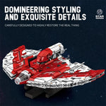 5749PCS UCS T6-Shuttle Spacecraft Model Building Blocks Space Jet Aircraft Moc Bricks DeskTop Display Holiday Gifts For Kids Toy