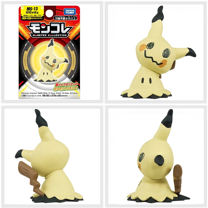 Original Pokemon Figurine Toys Anime Lapras Clodsire Mimikyu Gholdengo Tinkaton Flutter Mane Mini Resin Collection Model Dolls