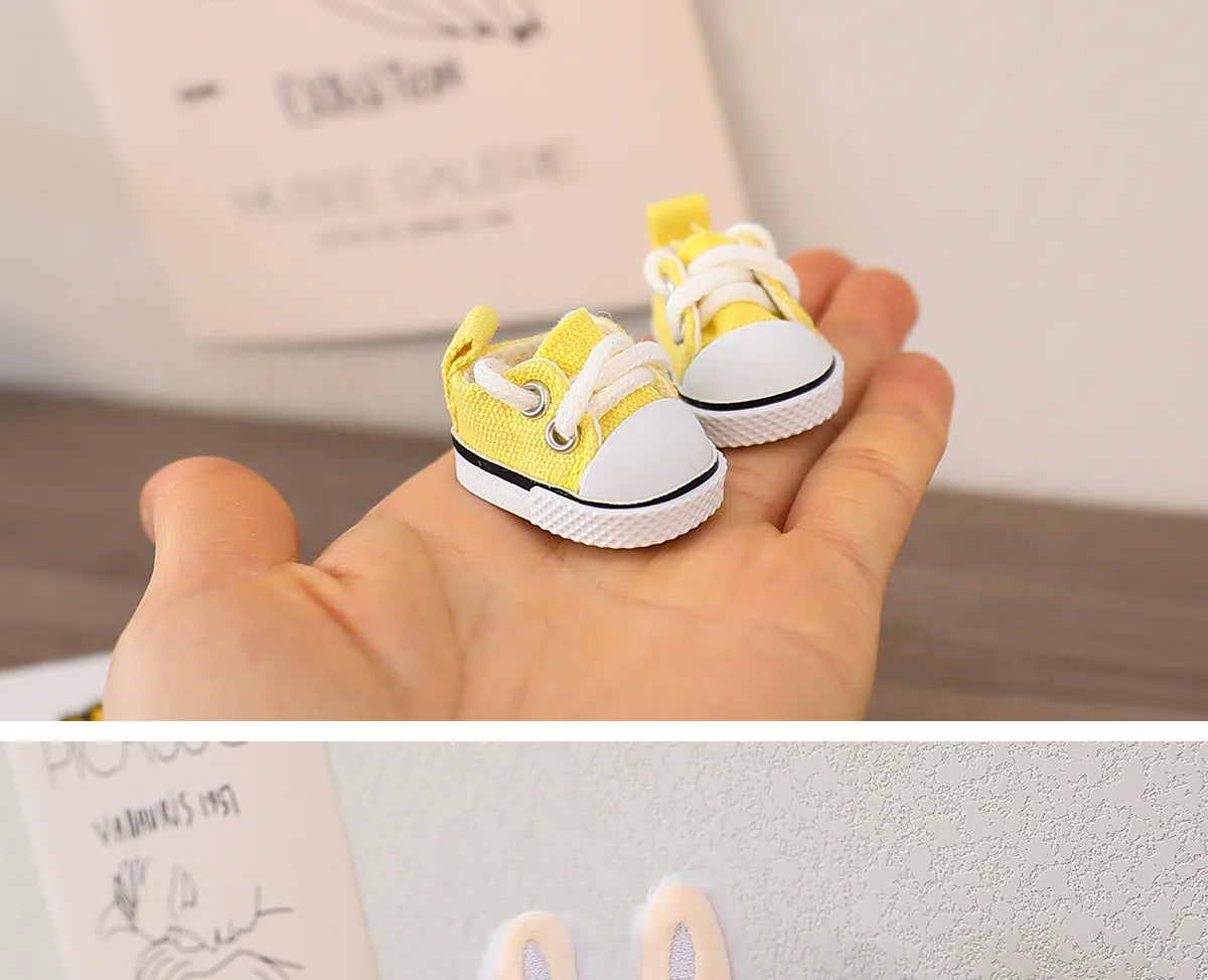 For Ropa LABUBU 15/17cm Cotton Dolls Shoes Toys Casual Sports Canvas Shoes Martin Boots Dolls Accessories for labubu outfits
