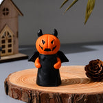 Cute Halloween Decor Set Mini Ghost Pumpkin Witch Demon Resin Figurines for Home Tabletop Party Decoration Gift  Party Ornament