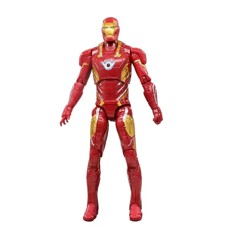 Avengers Hero Iron Man Spider Man Captain Marvel Thanos Deadpool Hulk Loki Action Figures Model Dolls Christmas Gifts Kids Toys