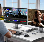 UGREEN HDMI KVM Switch for 2 Monitor 2 PCs 4K 60Hz USB C USB 3.0 Sharing Monitor Keyboard Mouse Printer with HDR 3D Support