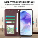 Wallet Flip Leather Case For For Samsung Galaxy A05s A06 A07 A12 A13 A14 A15 A16 A17 A24 A26 A34 A35 A36 A52 A53 A54 A55 A56