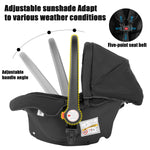 Baby Carriage Light Stroller Baby Stroller 3 in1 Foldable pushchair high quality prams Lie Flat Baby Stroller adjustable seat