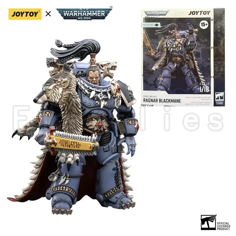 1/18 JOYTOY Action Figure – Warhammer 40K Horus Heresy Space Wolves Logan Ghostwolf Mecha Model