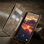 Business Flip Leather Case For Samsung Galaxy A56 A36 A16 A55 A35 A25 A15 A54 A34 A14 A53 A33 A13 A52 Zipper Wallet Card Cover