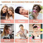 Heatless Curling Rod Headband Soft Hair Curler No HeatHair Rollers Curlers Lazy Sleeping Curls Curling Hairband Styling Tools