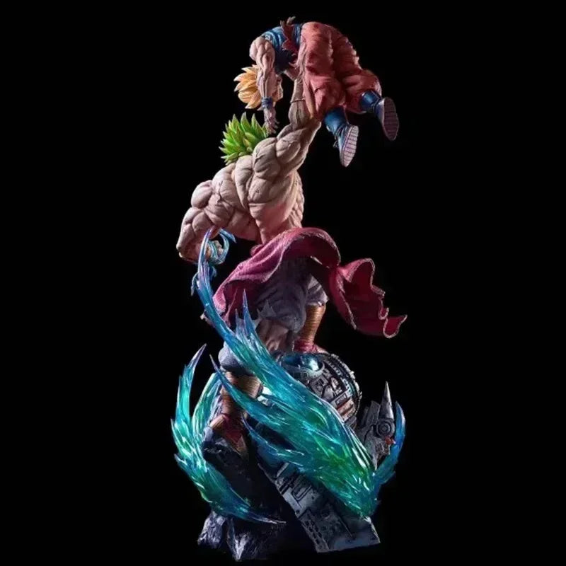 Broli Vs Goku Anime Figure Dragon Ball Broli 28cm Figurine Pvc Statue Model Doll Desk Decoration Collectible Toys Christmas Gift