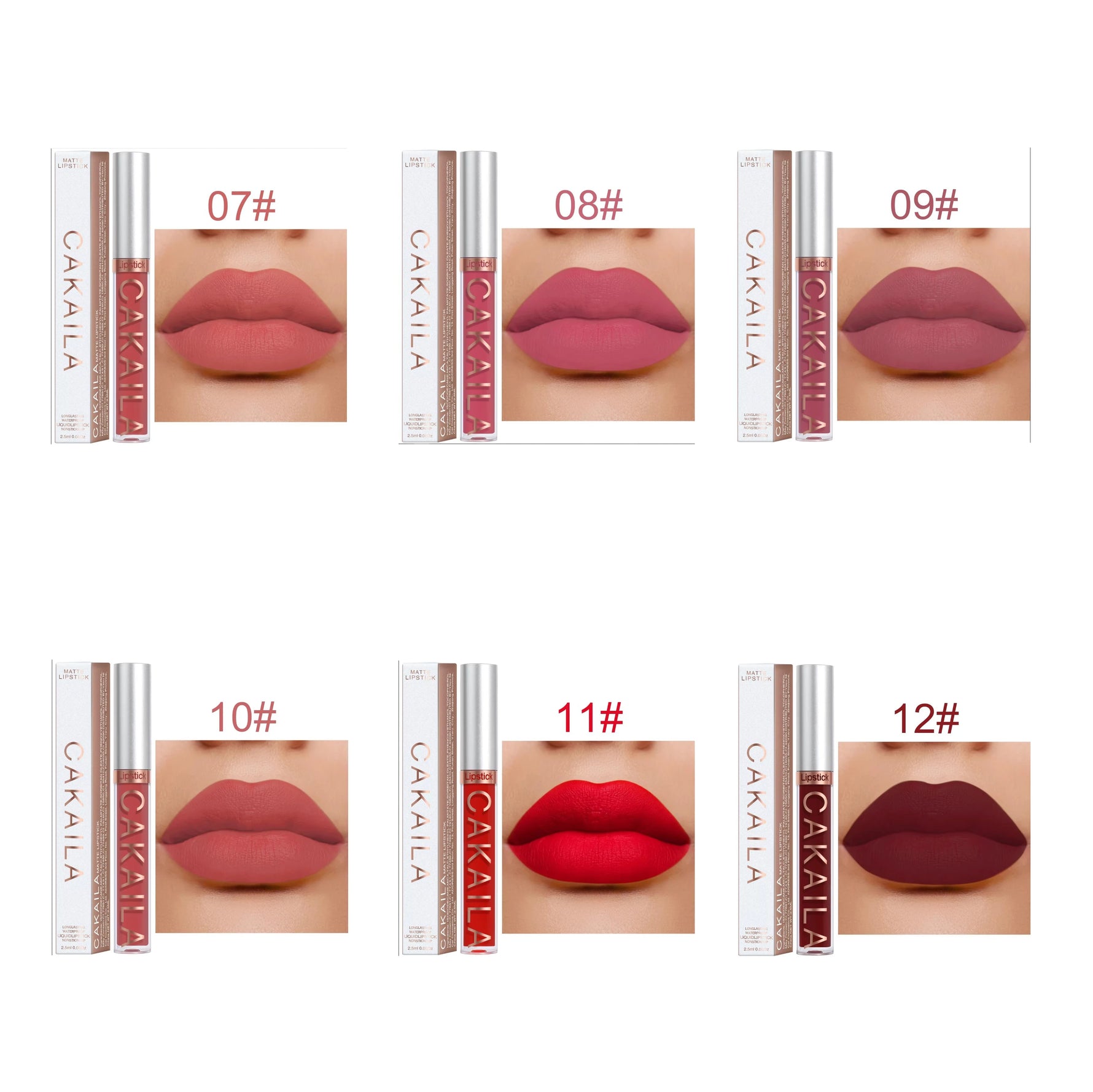 18 Color Lipstick Matte Non-stick Cup Waterproof Lip Gloss