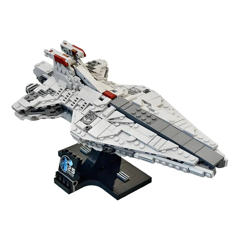 NEW 660PCS MOC Space Venator Class Star Destroyer Midi Scale Building Blocks Model Creative Expert Bricks DIY Assemble Toys Gift