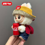 Clothes for Clothes Doll DIY Accessories Pull Cloth Cola Happiness Factor Labubu Clothes Set Doll Outfit Have Shoes